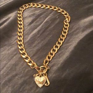 Juicy Couture Gold Heart Necklace